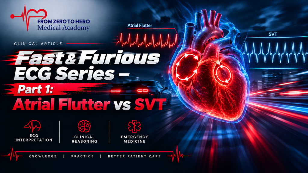 Fast & Furious ECG Series – Part 1: Atrial Flutter vs SVT