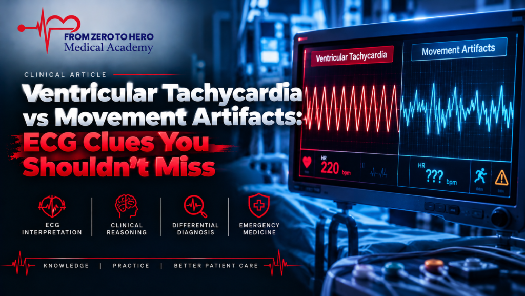 Ventricular Tachycardia vs Movement Artifacts: ECG Clues You Shouldn’t Miss