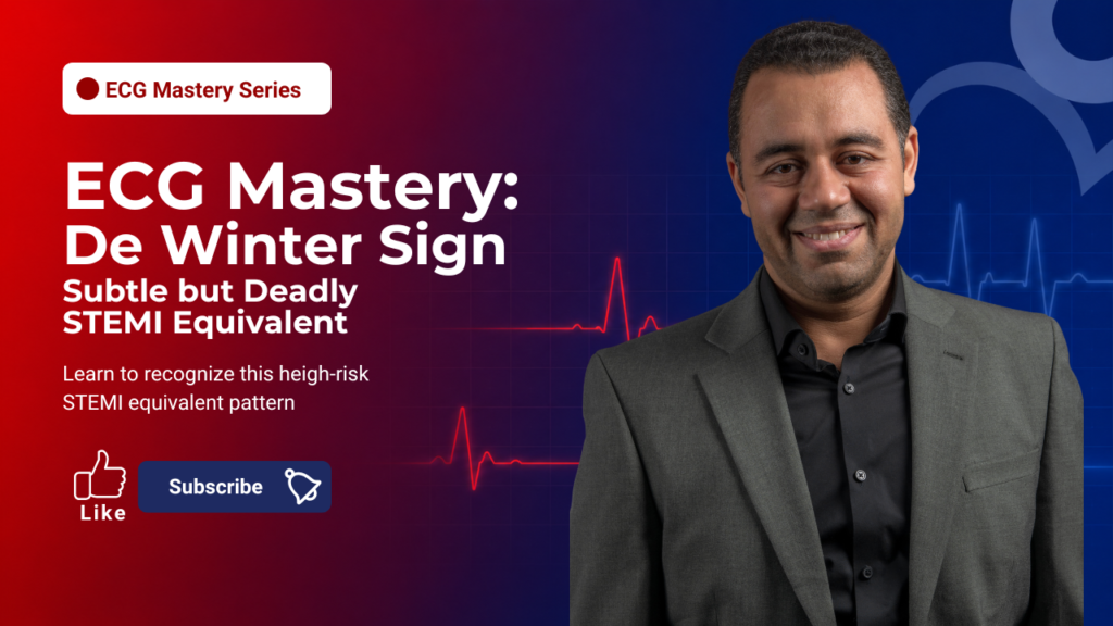 ECG Mastery: De Winter Sign – Subtle but Deadly STEMI Equivalent