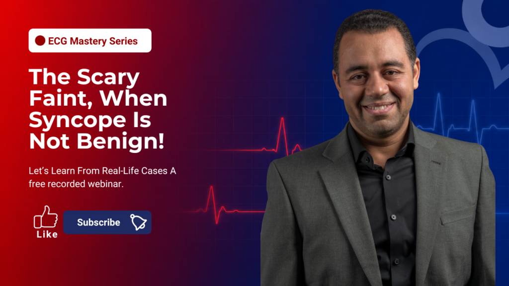 ECG Mastery: The Scary Faint – When Syncope Is Not Benign!
